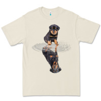 Bone rottweiler reflection t shirt funny father's day dog gifts Premium Tee - linhVisuals
