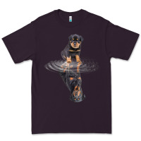 Plum rottweiler reflection t shirt funny father's day dog gifts Premium Tee - linhVisuals