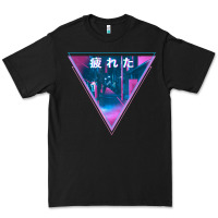 Black tired japanese otaku   abandoned city street art t shirt Premium Tee - linhVisuals
