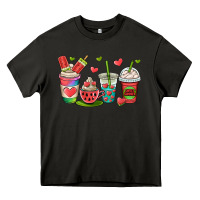 Asphalt watermelon summer coffee cups Heavy Core Tee - OliviaCreatesArt
