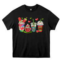Black watermelon summer coffee cups Heavy Core Tee - OliviaCreatesArt