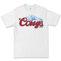 White wsu cougs light blue Premium Tee - linhVisuals