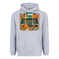 Heather Grey pumpkin farm truck Heavyweight Hoodie - Jasminsmagicworld