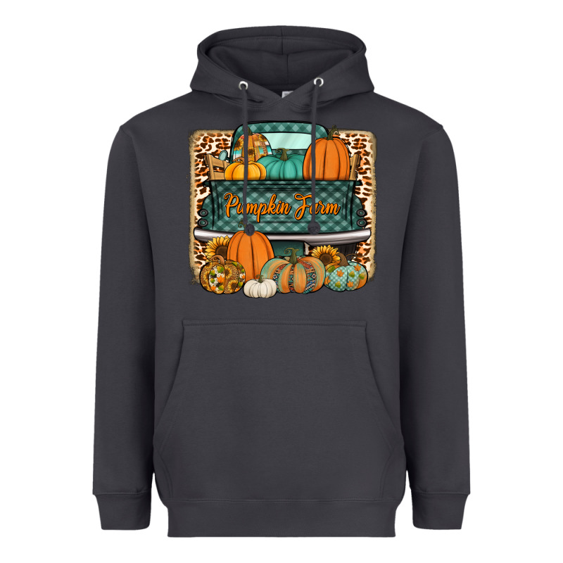 Pumpkin Farm Truck Heavyweight Hoodie by Jasminsmagicworld | Teevron