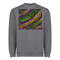 Storm mardi gras leopard background Heavyweight Sweatshirt - RanaPortraitStore