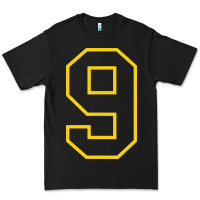 Black number #9 sports jersey uniform Premium Tee - linhVisuals