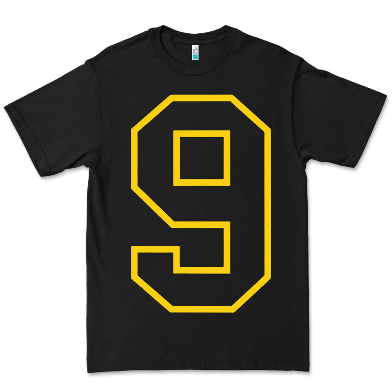 Number #9 Sports Jersey Uniform Premium Tee by linhVisuals | Teevron