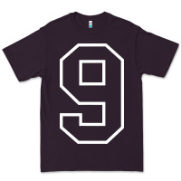 Plum number #9 sports jersey uniform Premium Tee - linhVisuals