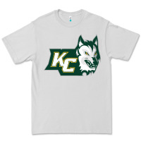 Dove Grey keuka college wolf vectorized Premium Tee - linhVisuals
