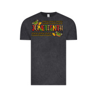 Vintage Black colorful juneteenth celebration art Vintage Tee - LillyAllenDesigns