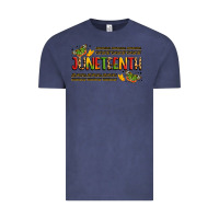 Vintage Denim colorful juneteenth celebration art Vintage Tee - LillyAllenDesigns