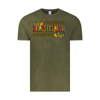 Vintage Olive colorful juneteenth celebration art Vintage Tee - LillyAllenDesigns