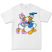 White donal duck Premium Tee - linhVisuals