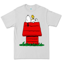 Dove Grey peanuts the doghouse Premium Tee - linhVisuals