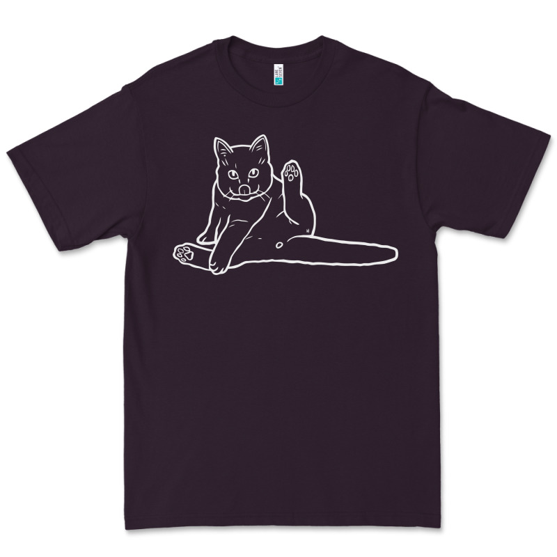 Cat Butt White Premium Tee by linhVisuals | Teevron