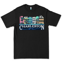 Black charleston rainbow road   charleston south carolin Premium Tee - linhVisuals