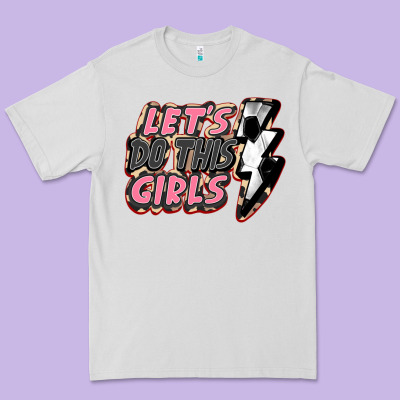 Let's Do This Girls Soccer Premium Tee Designed By Fadigitalartstudio
