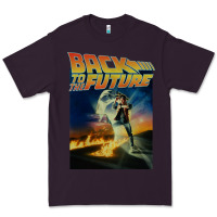 Plum back to the future vintage Premium Tee - linhVisuals