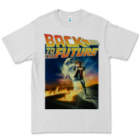Dove Grey back to the future vintage Premium Tee - linhVisuals