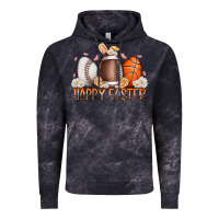 Cloud Black happy easter day eggs Vintage Hoodie - RacoonDesign