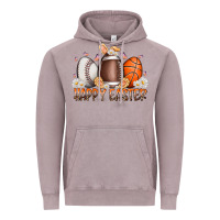 Vintage Zinc happy easter day eggs Vintage Hoodie - RacoonDesign