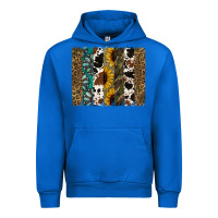 Cobalt Western Brushstroke Urban Hoodie - Jasminsmagicworld