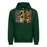 Forest Green Western Brushstroke Urban Hoodie - Jasminsmagicworld