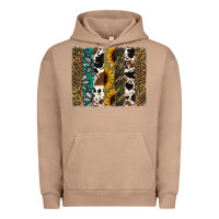 Pigment Burro Western Brushstroke Urban Hoodie - Jasminsmagicworld