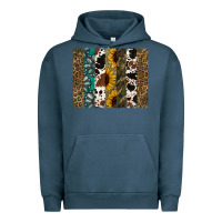 Pigment Midnight Navy Western Brushstroke Urban Hoodie - Jasminsmagicworld