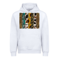 White Western Brushstroke Urban Hoodie - Jasminsmagicworld