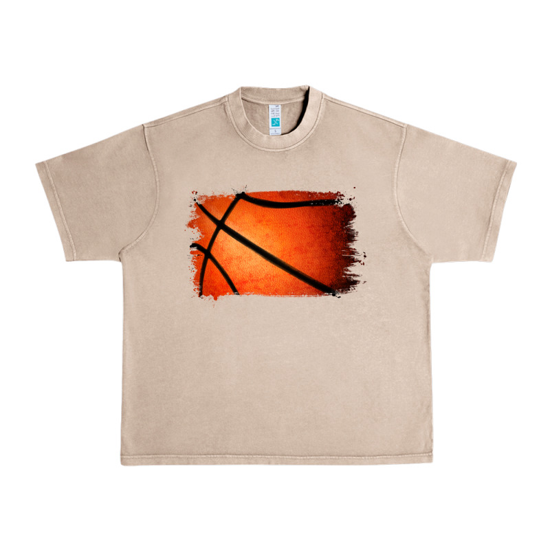 Basketball Brushstroke Urban Heavy Tee by Jasminsmagicworld | Teevron
