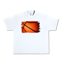 White basketball brushstroke Urban Heavy Tee - Jasminsmagicworld