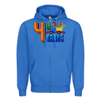 True Royal Fourth Grade Zipper Hoodie - RanaPortraitStore