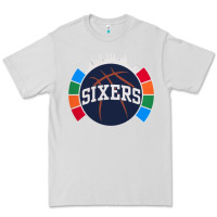 Dove Grey sixers basketball Premium Tee - linhVisuals