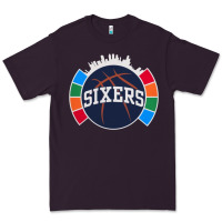 Plum sixers basketball Premium Tee - linhVisuals