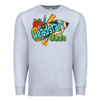Heather Grey headstart dude Premium Sweatshirt - Jasminsmagicworld