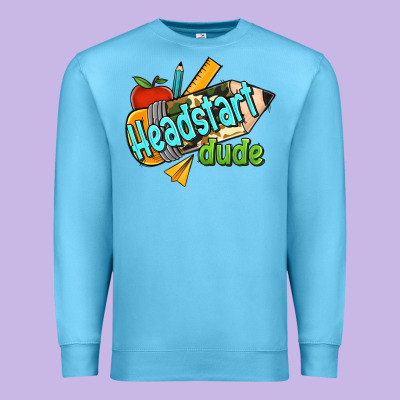 Headstart Dude Premium Sweatshirt Designed By Jasminsmagicworld