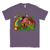 Lavender St. Patrick's farm with gold Classic Tee - OliviaCreatesArt