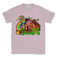 Lilac St. Patrick's farm with gold Classic Tee - OliviaCreatesArt