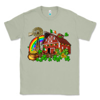 Matcha St. Patrick's farm with gold Classic Tee - OliviaCreatesArt