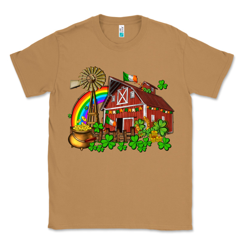 St. Patrick's Farm With Gold Classic Tee by OliviaCreatesArt | Teevron