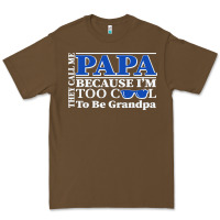 Cacao they call me papa because i'm too cool to be grandpa Premium Tee - linhVisuals