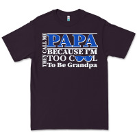 Plum they call me papa because i'm too cool to be grandpa Premium Tee - linhVisuals