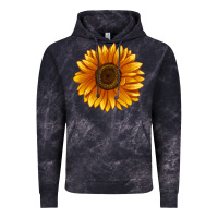 Cloud Black Soraya Sunflower Vintage Hoodie - LillyAllenDesigns