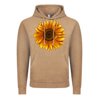 Vintage Coffee Soraya Sunflower Vintage Hoodie - LillyAllenDesigns