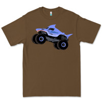Cacao Monster Truck Megalodon Premium Tee - linhVisuals