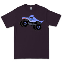 Plum Monster Truck Megalodon Premium Tee - linhVisuals