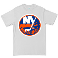 Dove Grey Ny islanders Premium Tee - linhVisuals