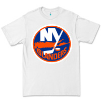White Ny islanders Premium Tee - linhVisuals