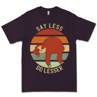 Plum say less do lesser funny sloth Premium Tee - linhVisuals